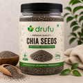 Drufu Chia Seeds – 100% Natural | Rich in Omega-3 & Fiber | 250g
