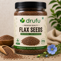 Drufu Flax Seeds – 100% Natural | Rich in Omega-3 & Fiber | 250g